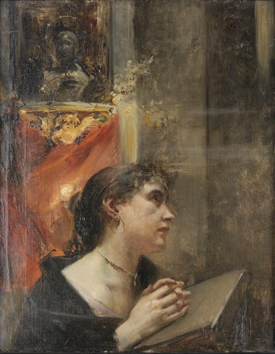 Devoción en la iglesia de Eduard Veith